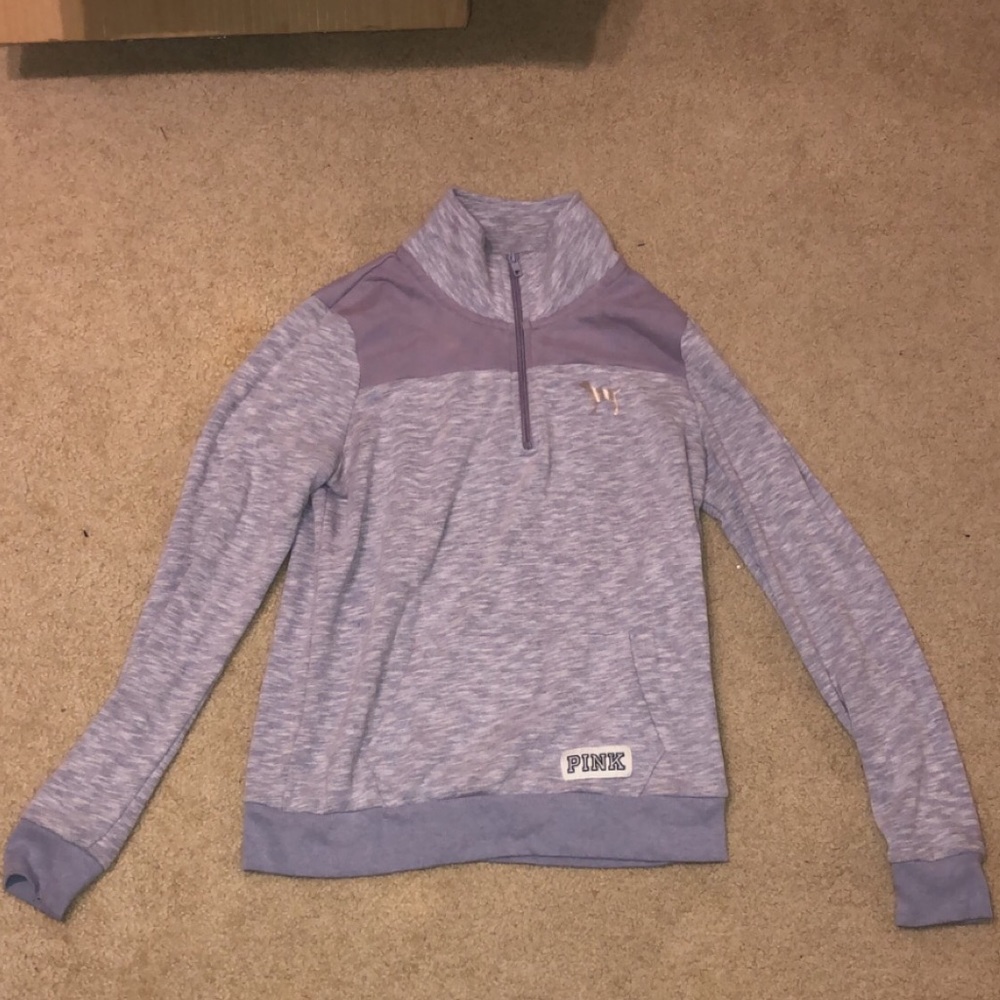 Quarter Zip w/ Pockets XS PINK VICTORIA’s SECRET